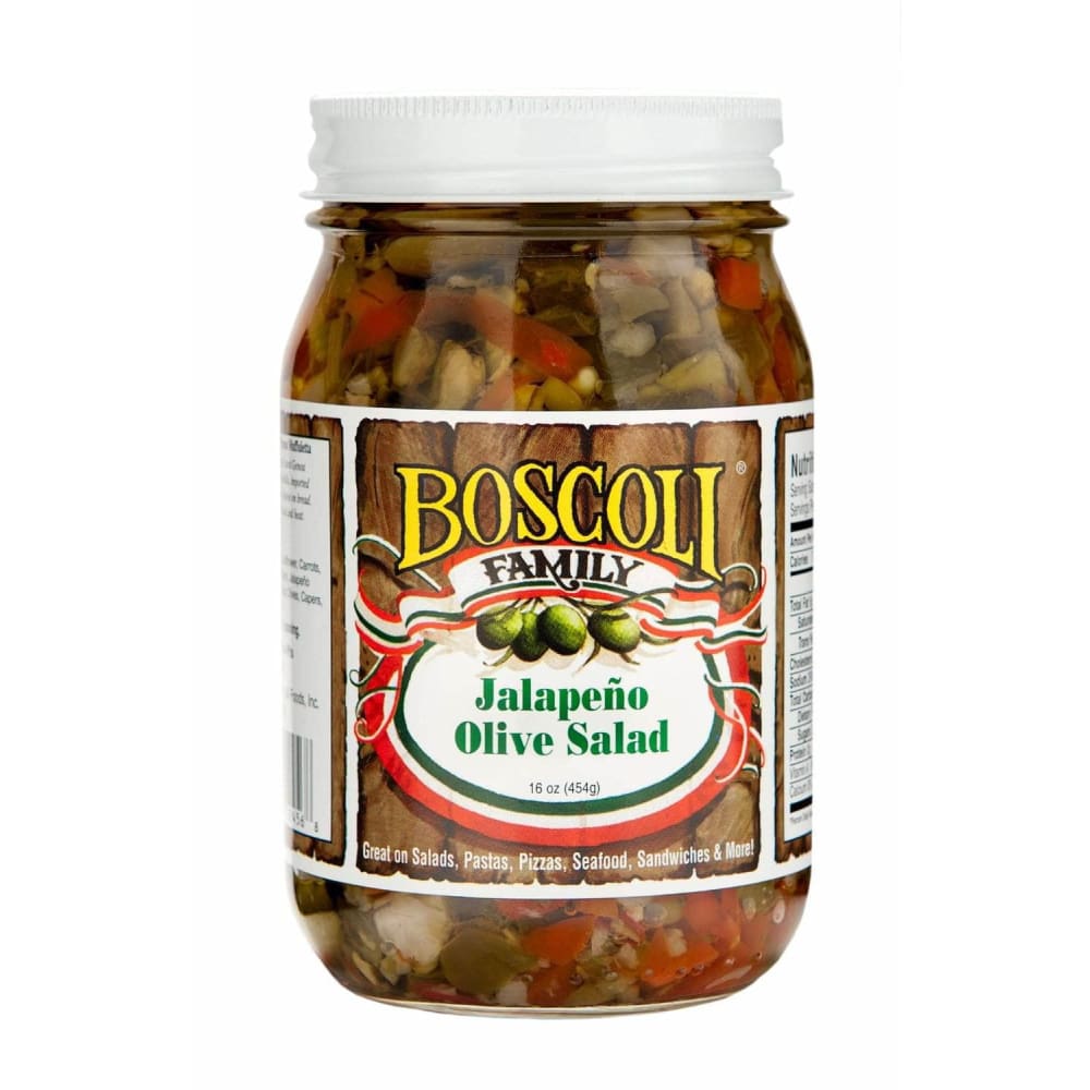 Boscoli Boscoli Olive Salad Jalapeno, 16 oz