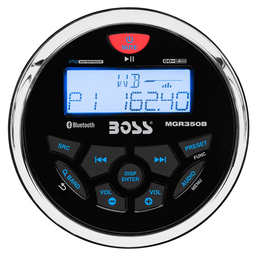 Boss Audio MGR350B Marine Stereo w/ AM/ FM/ BT/ USB - Entertainment | Stereos - Boss Audio