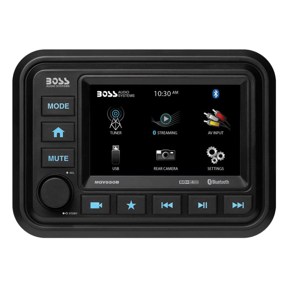 Boss Audio MGV550B Marine Stereo w/ AM/ FM/ BT/ Rear Camera - Entertainment | Stereos - Boss Audio