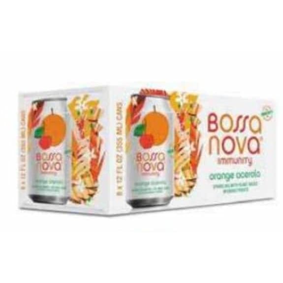 BOSSA NOVA Grocery > Beverages > Water > Sparkling Water BOSSA NOVA: Orange Acerola 8Pk, 96 fo