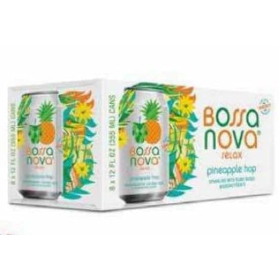 BOSSA NOVA Grocery > Beverages > Water > Sparkling Water BOSSA NOVA: Pineapple Hops 8Pk, 96 fo