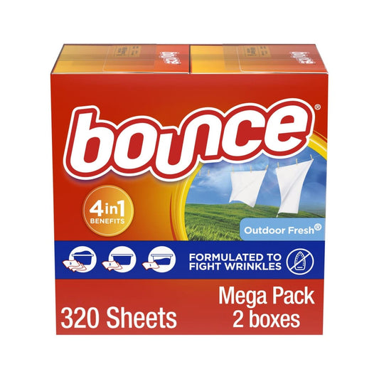 Bounce Outdoor Fresh Dryer Sheets 2 pk./160 ct. - Bounce