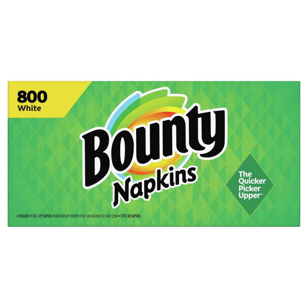 Bounty Quilted Paper Napkins 800 ct. - White - Bounty