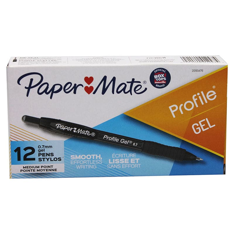 Box Of 12 Black Profile Gel Rt Pens Papermate (Pack of 2) - Pens - Newell Brands Distribution LLC