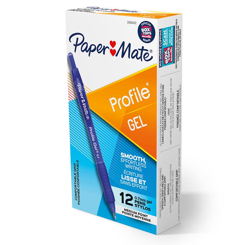 Box Of 12 Blue Profile Gel Rt Pens Papermate (Pack of 2) - Pens - Newell Brands Distribution LLC