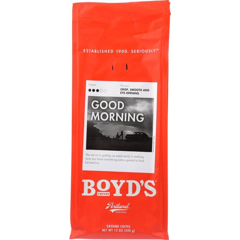 Boyds Boyds Good Morning Ground Coffee, 12 oz