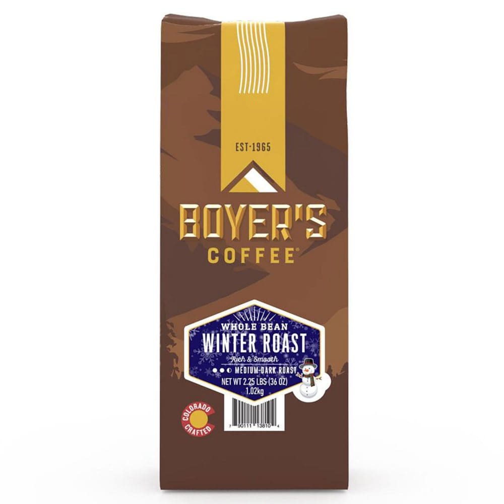 Boyer’s Whole Bean Coffee Winter Roast (36 oz.) - New Items - ShelHealth