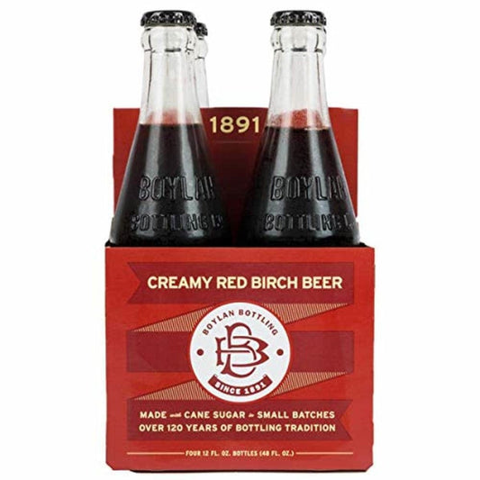 BOYLAN BOYLAN Soda Birch Beer Crmy Red 4Pk, 48 fo