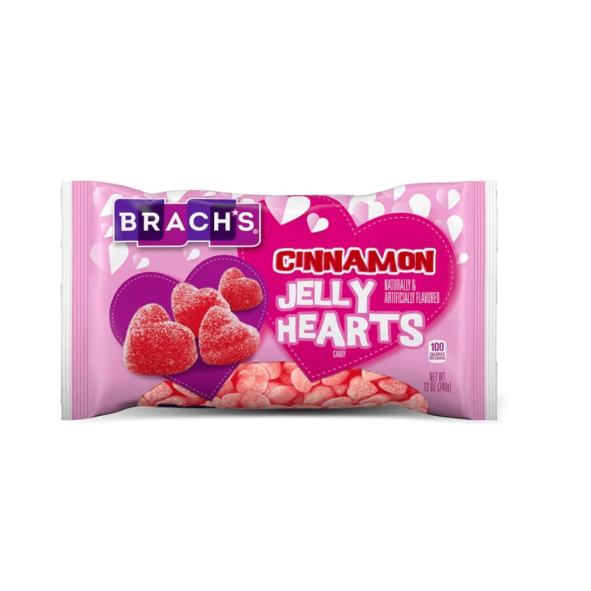 BRACHS Grocery > Chocolate, Desserts and Sweets > Candy BRACHS: Cinnamon Jelly Hearts, 12 oz