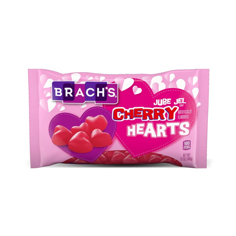 BRACHS Grocery > Chocolate, Desserts and Sweets > Candy BRACHS: Jube Jel Cherry Hearts Candy, 12 oz