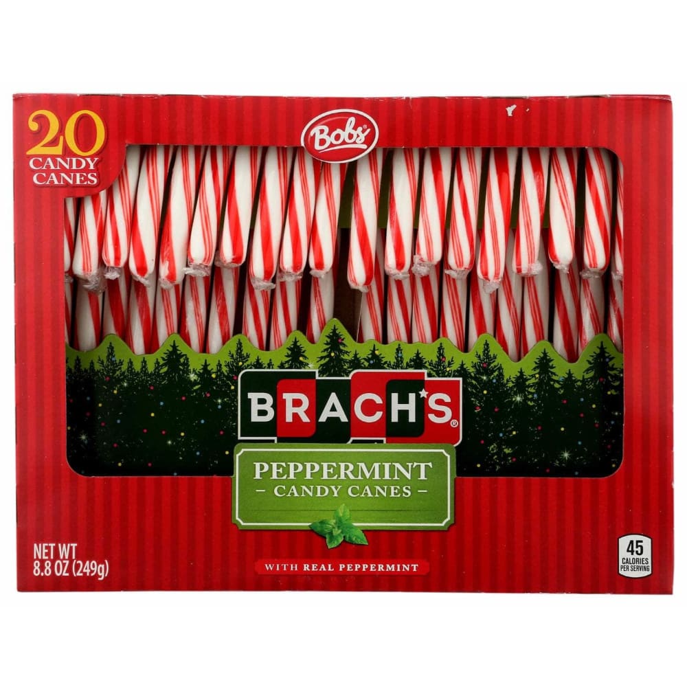BRACHS Grocery > Chocolate, Desserts and Sweets > Candy BRACHS: Peppermint Candy Canes 20 Ct, 8.8 oz