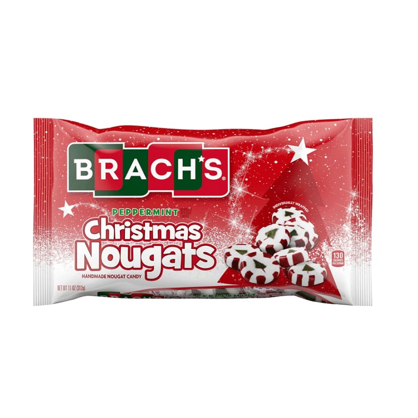 BRACHS Grocery > Chocolate, Desserts and Sweets > Candy BRACHS: Peppermint Nougats, 11 oz