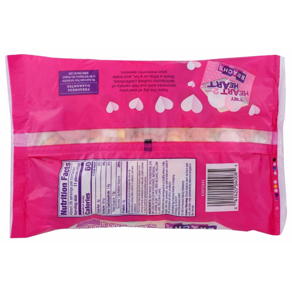 BRACHS Grocery > Chocolate, Desserts and Sweets > Candy BRACHS: Tiny Conversation Hearts Candy, 14 oz