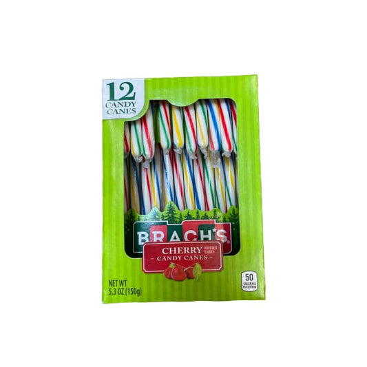 Brach’s Holiday Cherry Candy Canes 12ct Box - Brach’s