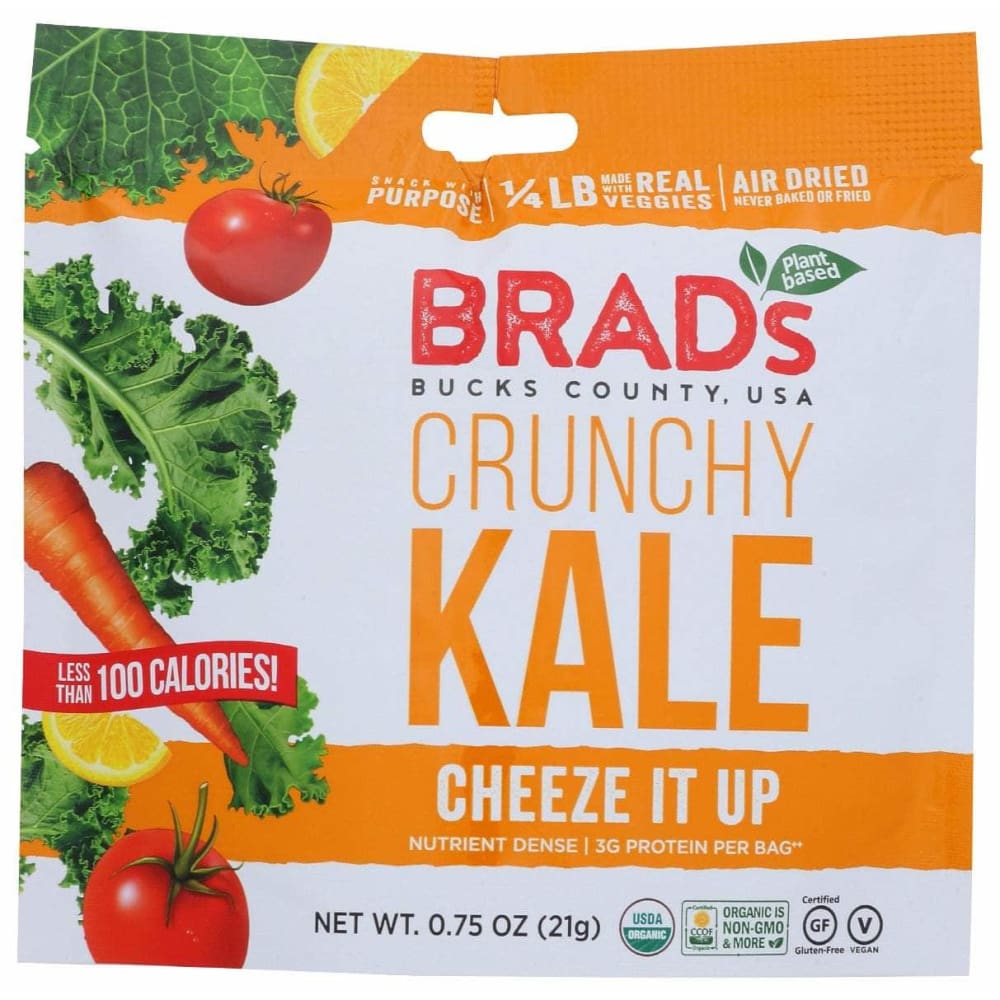 BRADS PLANT BASED BRADS PLANT BASED Chip Kale Cheeze It Up, 0.75 oz