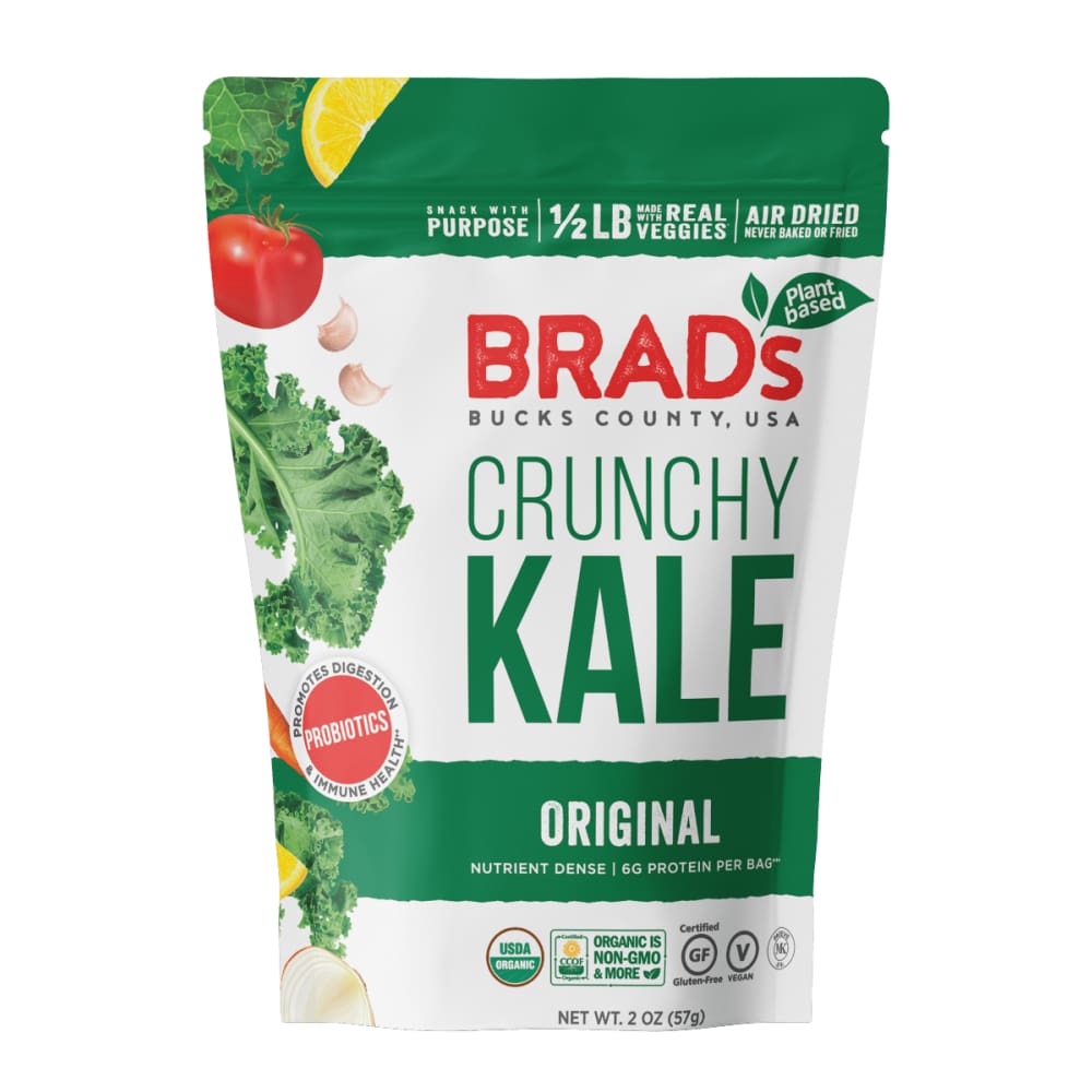 BRADS PLANT BASED BRADS PLANT BASED Chip Kale Orig W Probtics, 0.75 oz