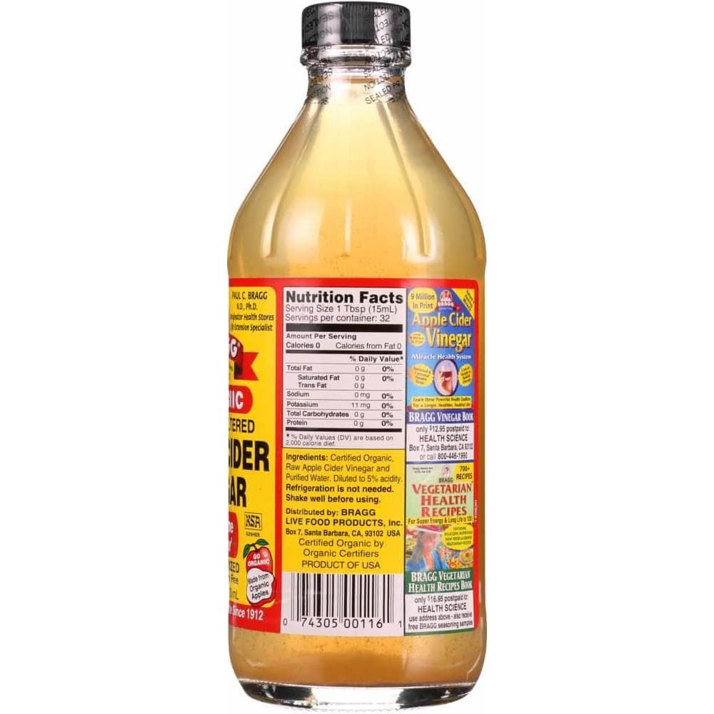 Bragg Bragg Organic Apple Cider Vinegar, 16 oz