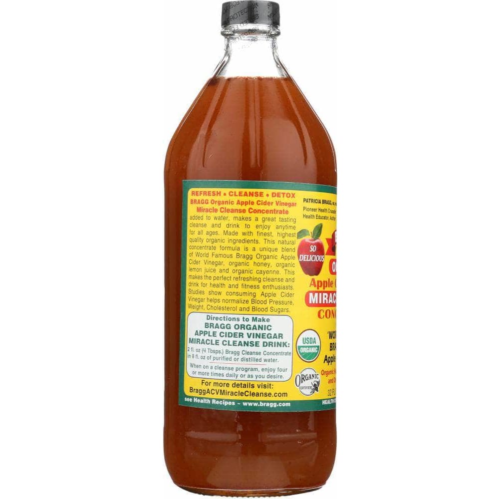 Bragg Bragg Organic Apple Cider Vinegar Miracle Cleanse Concentrate, 32 oz