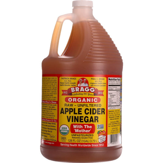 BRAGG: Organic Apple Cider Vinegar Raw Unfiltered 1 gallon - Grocery > Cooking & Baking > Vinegars - BRAGG
