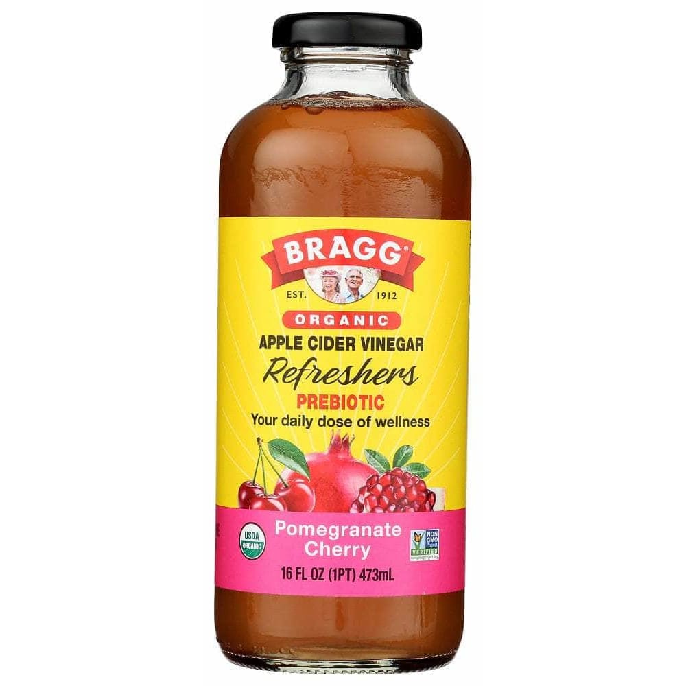 BRAGG Bragg Organic Pomegranate Cherry Apple Cider Vinegar Refreshers, 16 Oz