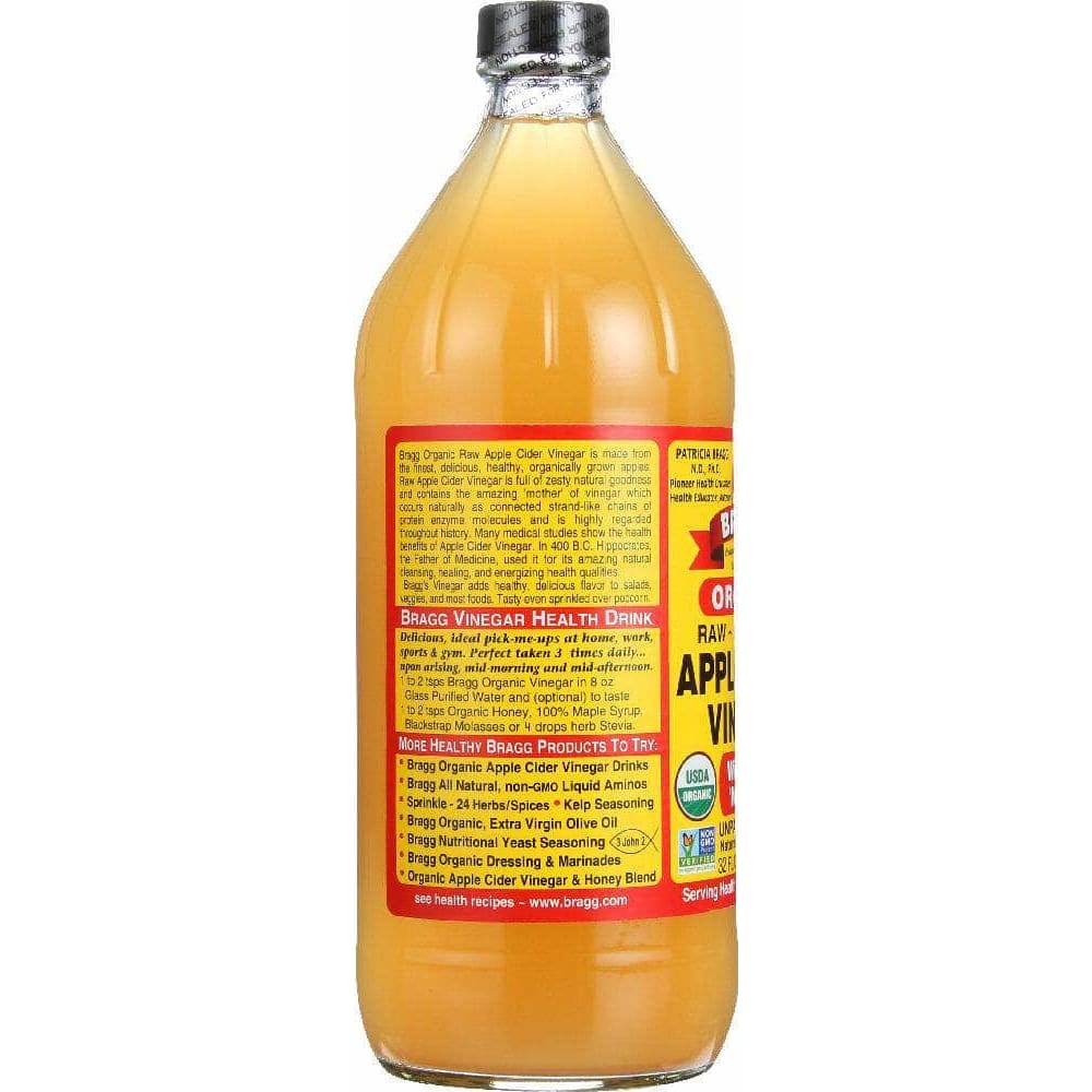 Bragg Bragg Organic Raw & Unfiltered Apple Cider Vinegar, 32 oz