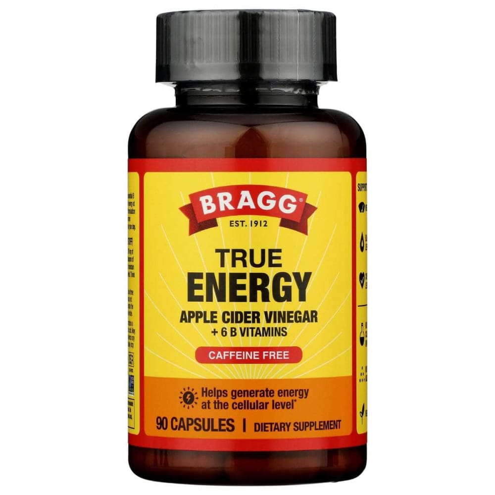 BRAGG Health > Vitamins & Supplements BRAGG: True Energy Apple Cider Vinegar Capsule, 90 cp