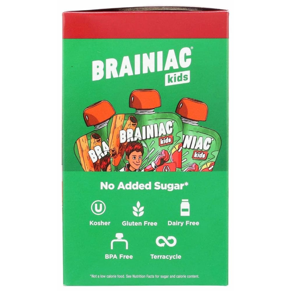 BRAINIAC Grocery > Beverages > Juices BRAINIAC: Apple Cinnamon Smart Squeezers 10 Pc, 32 oz