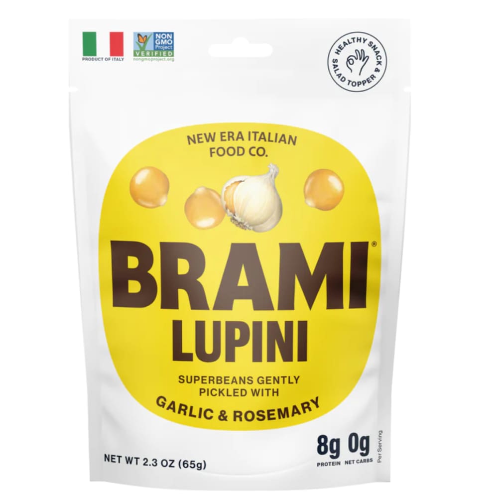 BRAMI LUPINI SNACK: SNACK LUPINI GRLC RSMRY (2.300 OZ) (Pack of 6) - Snacks Other - BRAMI LUPINI SNACK