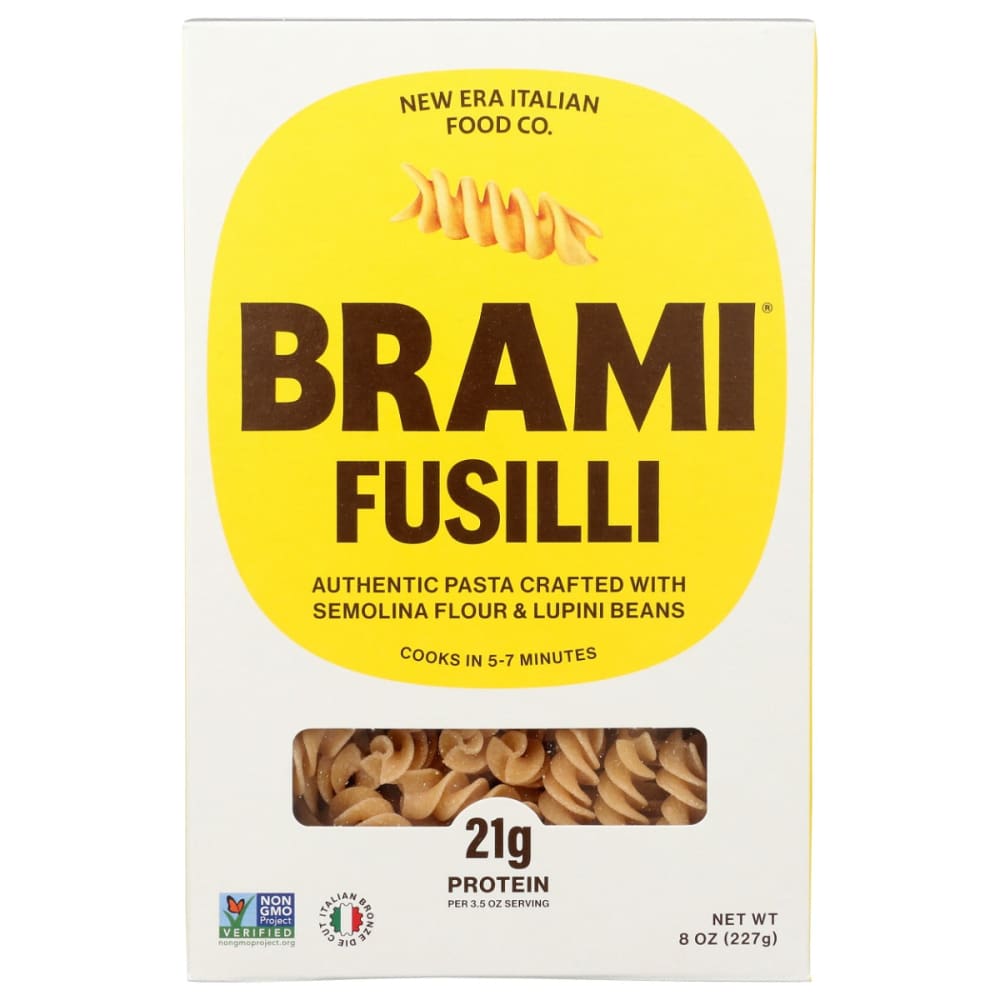 BRAMI LUPINI SNACK: Pasta Semolina Lpini Fsil 8 OZ (Pack of 5) - BRAMI LUPINI SNACK
