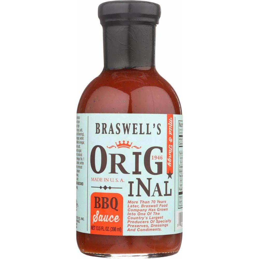 Braswells Braswell Sauce BBQ Original, 13.5 oz