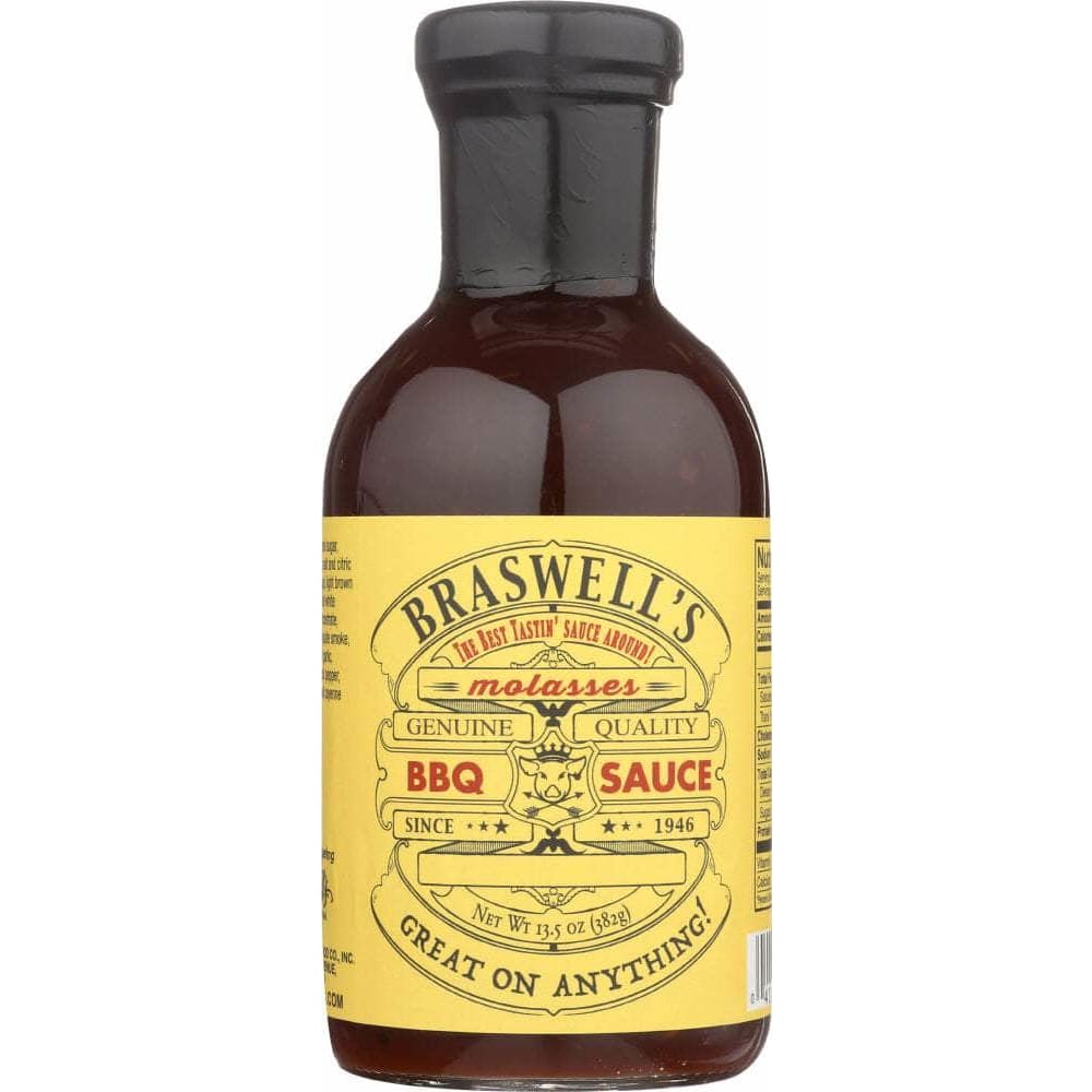 Braswells Braswell Sauce BBQ Sweet Molasses, 13.5 oz