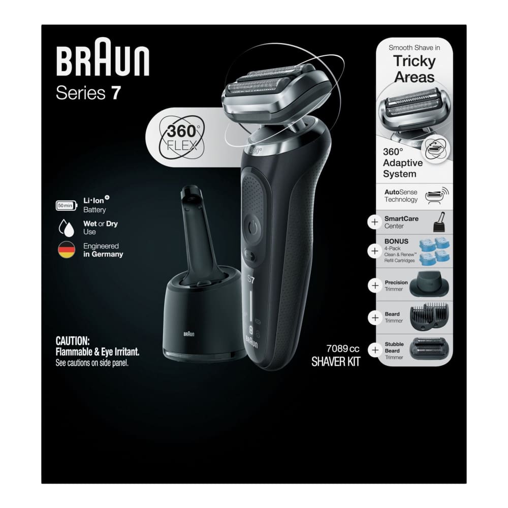 Braun Series 7 7089cc Electric Razor for Men with SmartCare