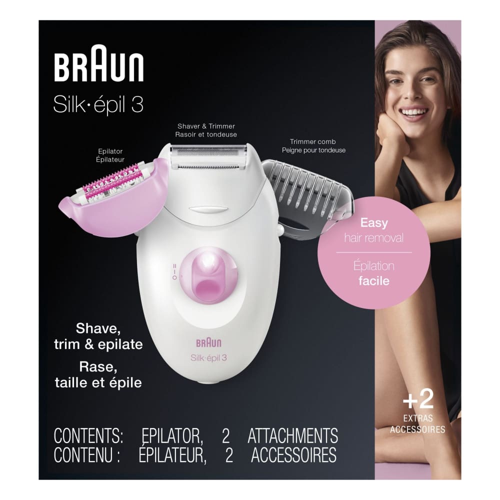 Braun Silk-epil 3 3-270 Epilator for Women - Braun
