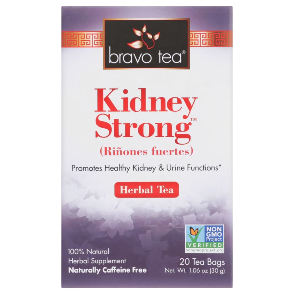 BRAVO TEAS: Tea Kidney Strong 20 BG (Pack of 4) - Grocery > Beverages > Coffee Tea & Hot Cocoa - BRAVO TEAS