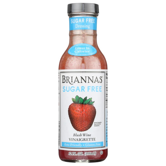 BRIANNAS: Sugar Free Blush Wine Vinaigrette 12 oz (Pack of 5) - Grocery > Salad Dressings - BRIANNAS