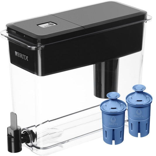 Brita Extra Large 27-Cup Filtered Water Dispenser + 2 Brita Elite Filters - Water Dispensers - Brita