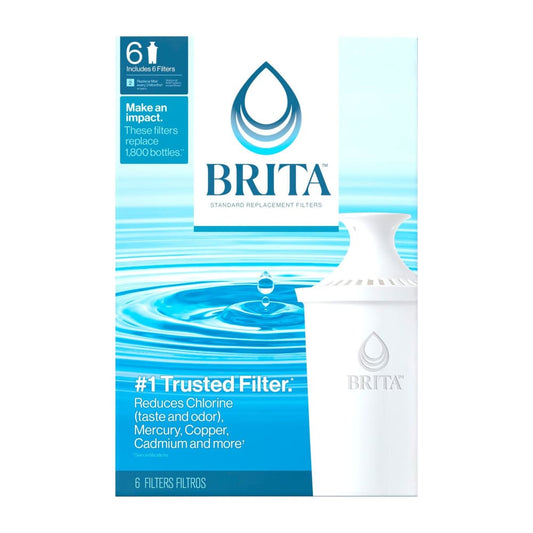 Brita Pour-Through Pitcher Replacement Filter 6 pk. - Brita
