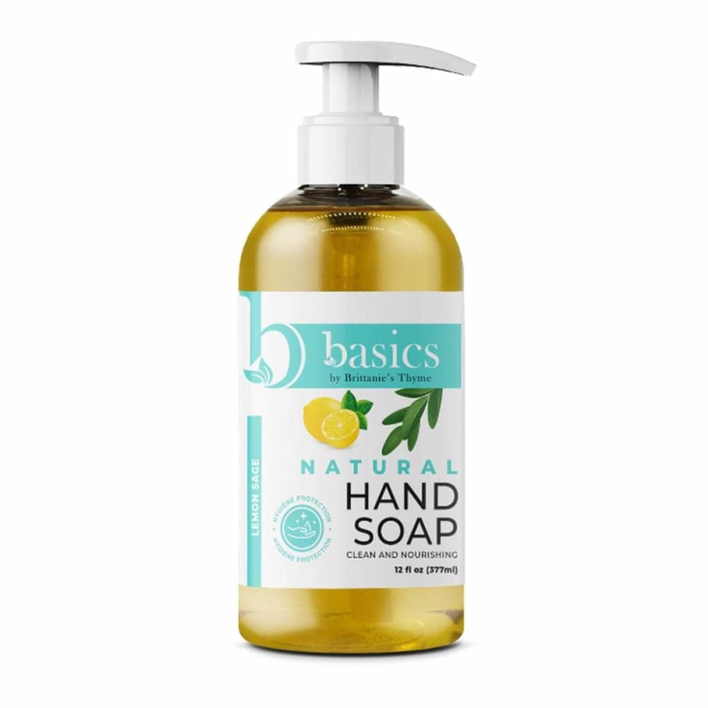 BRITTANIES THYME Beauty & Body Care > Soap and Bath Preparations > Soap Liquid BRITTANIES THYME Lemon Sage Natural Hand Soap, 12 oz