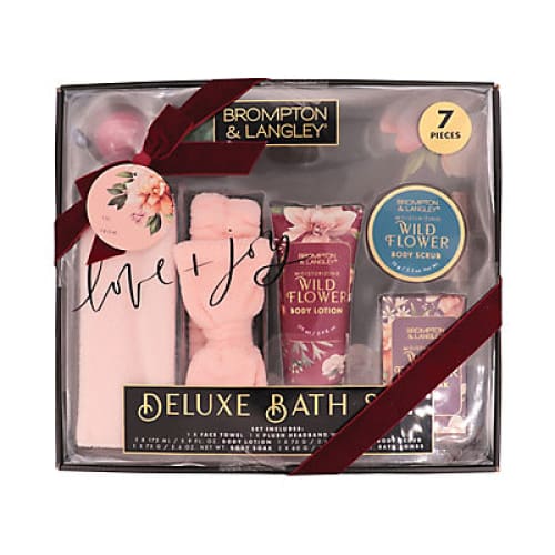 Brompton & Langley 7Piece Deluxe Bath Set ShelHealth