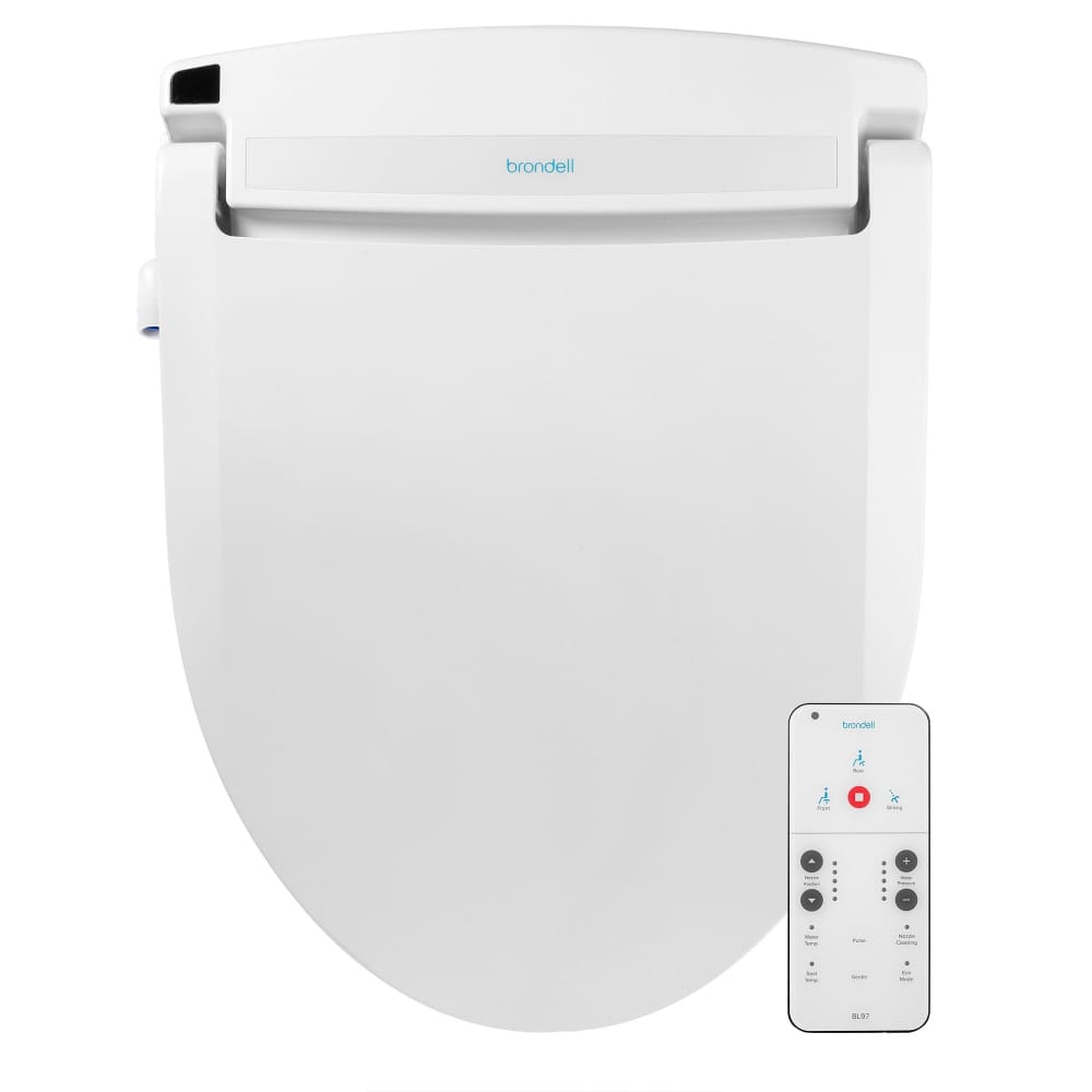 Brondell Swash Select BL97 Remote Controlled Bidet Seat - Elongated White - Brondell