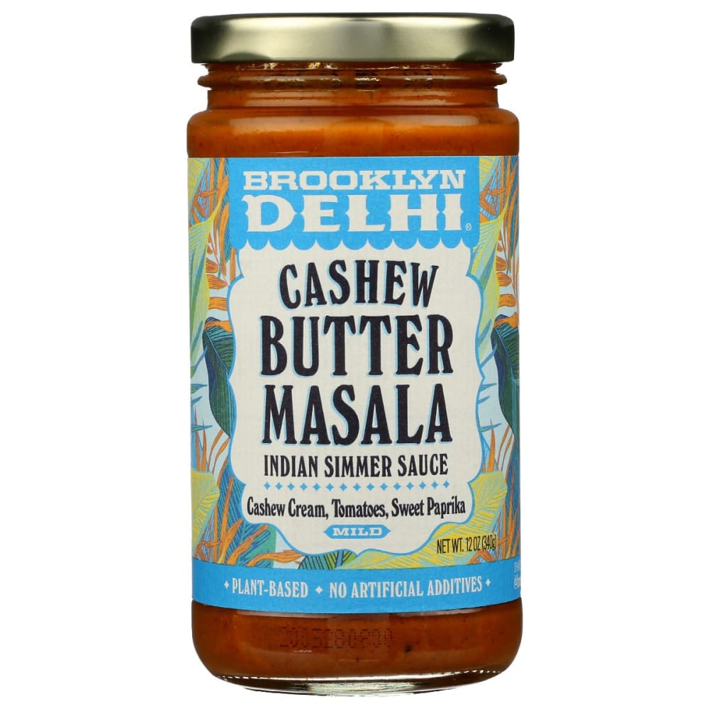 BROOKLYN DELHI: Sauce Simmer Cashew Masala 12 oz (Pack of 4) - BROOKLYN DELHI