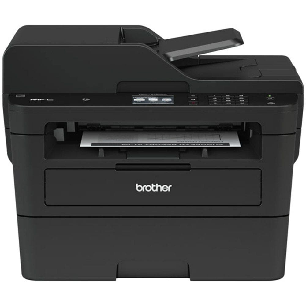 Brother MFCL2750DW Compact Laser All-in-One Printer with Single-Pass Duplex Copy and Scan Wireless and NFC - Inkjet Printers - Brother