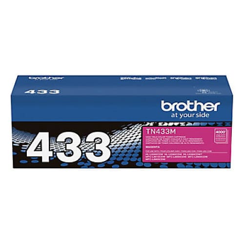 Brother TN433M Magenta High-Yield Toner Cartridge - Home/Office & School Supplies/Printers & Supplies/Printer Ink & Toner/Toner & Drums/ -