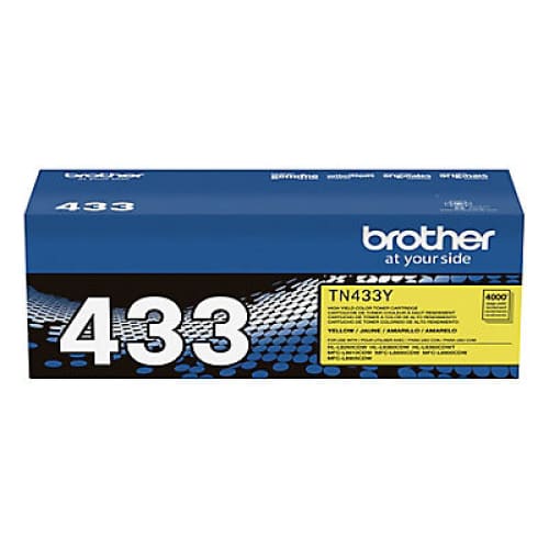 Brother TN433Y Yellow High-Yield Toner Cartridge - Home/Office & School Supplies/Printers & Supplies/Printer Ink & Toner/Toner & Drums/ -