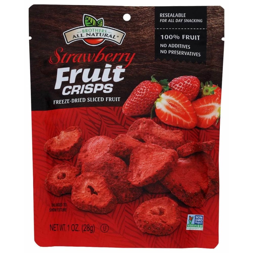 BROTHERS ALL NATURAL Grocery > Snacks > Fruit Snacks BROTHERS ALL NATURAL: Strawberries Frz Dried, 1 oz
