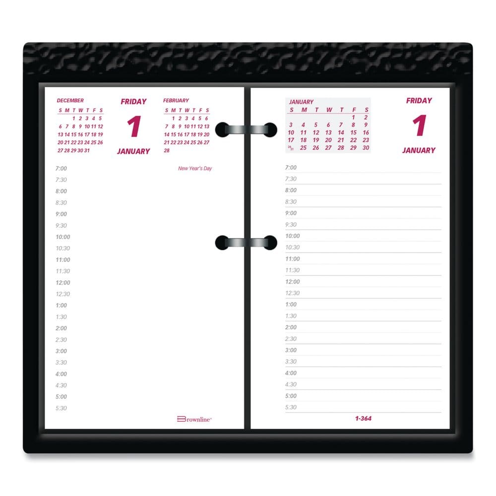 Brownline Daily Calendar Pad Refill 6 x 3.5 2022 - Desk Accessories & Office Supplies - Brownline