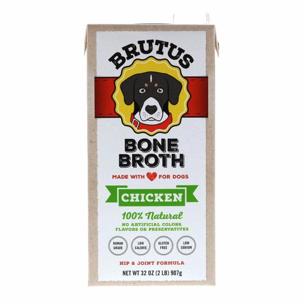 BRUTUS BROTH Pet > Dog > Dog Food BRUTUS BROTH Broth Bone Chicken Dogs, 32 oz