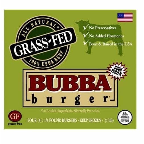 Bubba Burger Bubba Burger Grass Fed Burger 4 pk, 1 lb