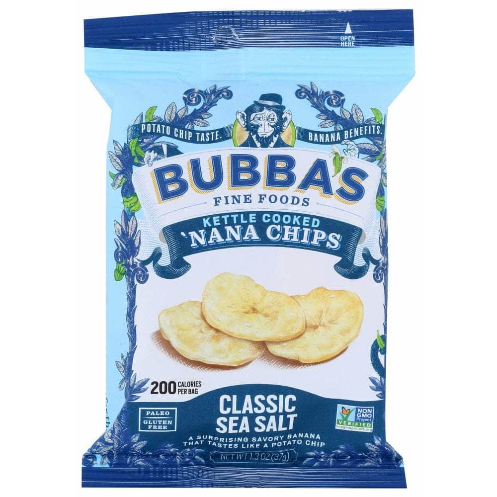 Bubbas Fine Foods Bubba's Fine Foods 'Nana Chips Classic Sea Salt, 1.30 oz