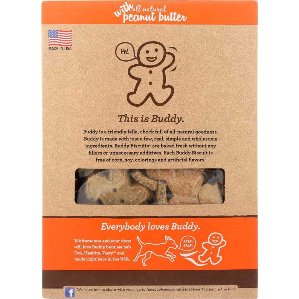 Buddy Biscuits Buddy Biscuits Baked Peanut Butter Dog Biscuits, 14 oz